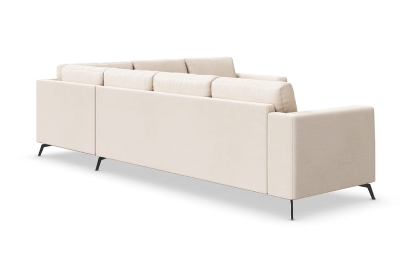 Ocean Lyx 5-sits Vändbar L-formad Hörnsoffa i Tyg - Beige - Möbler - Vardagsrum - Soffor - Hörnsoffor
