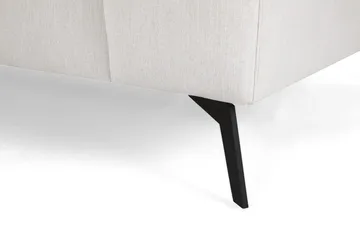 Ocean Lyx 6-sits Vänstervänd U-formad Soffa med Divan och Schäslong + Fotpall i Tyg - Ljusgrå - Möbler - Vardagsrum - Soffor - U-soffor