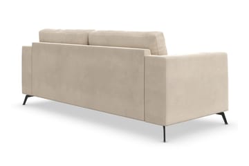 Ocean Lyx Soffa med Nackrullar i Tyg - Beige - Möbler - Vardagsrum - Soffor - 2-sits soffor