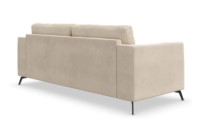 Ocean Lyx Soffa med Nackrullar i Tyg - Beige - Möbler - Vardagsrum - Soffor - 2-sits soffor