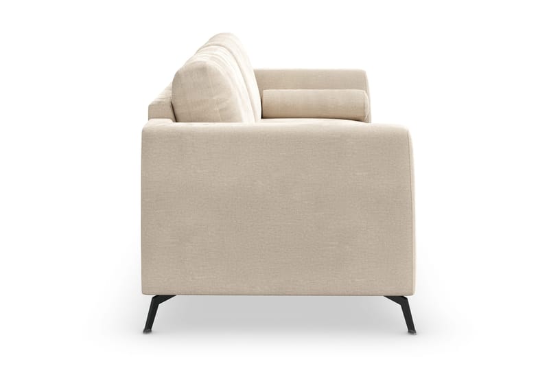 Ocean Lyx Soffa med Nackrullar i Tyg - Beige - Möbler - Vardagsrum - Soffor - 2-sits soffor