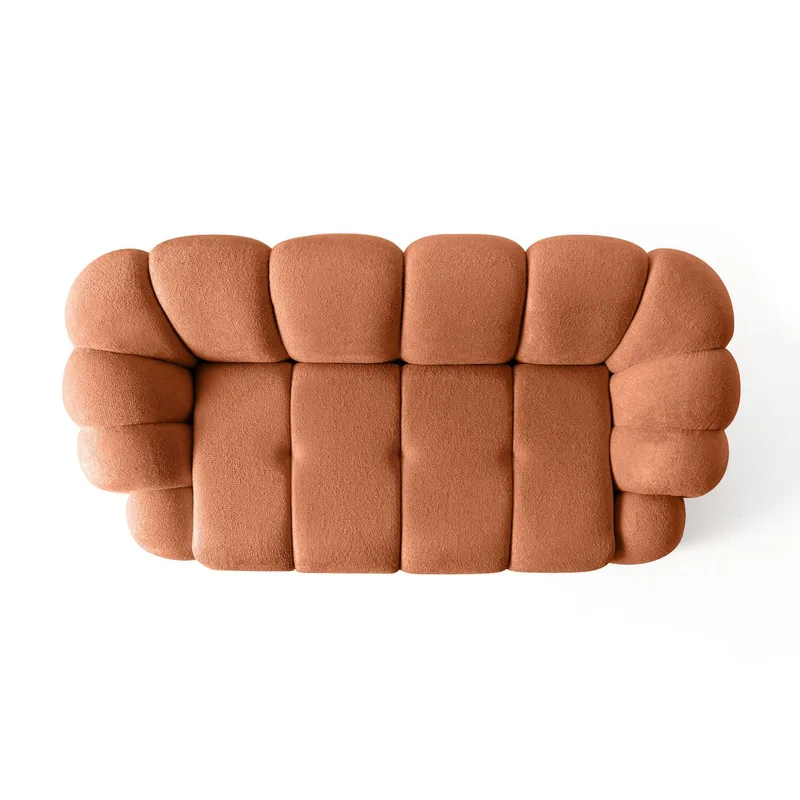 Octavio 2-sitssoffa 199x70x80 cm - kakel röd - Möbler - Vardagsrum - Soffor - 2-sits soffor