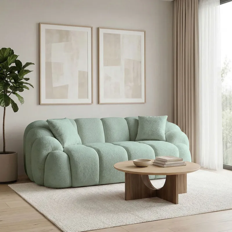 Octavio 2-sitssoffa 199x70x80 cm - turkos - Möbler - Vardagsrum - Soffor - 2-sits soffor
