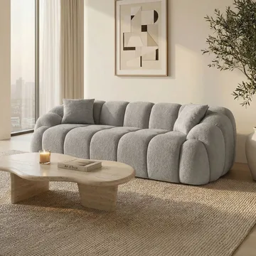 Octavio 3-sits Soffa Bubblig - Möbler - Vardagsrum - Soffor - 3-sits soffor