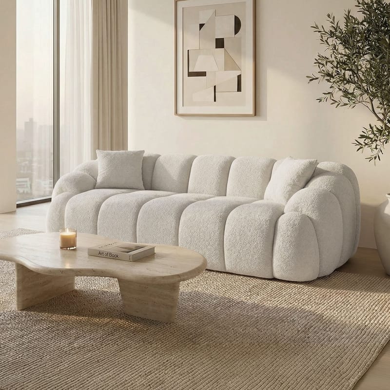 Octavio 3-sits Soffa Bubblig - Möbler - Vardagsrum - Soffor - 3-sits soffor