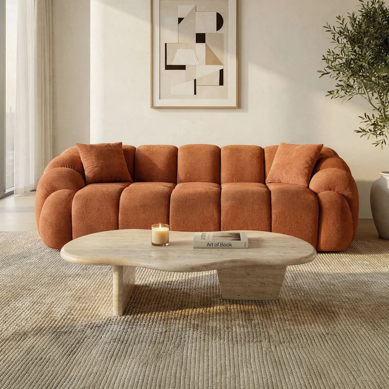 Octavio 3-sits Soffa Bubblig - Möbler - Vardagsrum - Soffor - 3-sits soffor