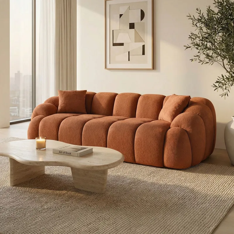 Octavio 3-sits Soffa Bubblig - Möbler - Vardagsrum - Soffor - 3-sits soffor