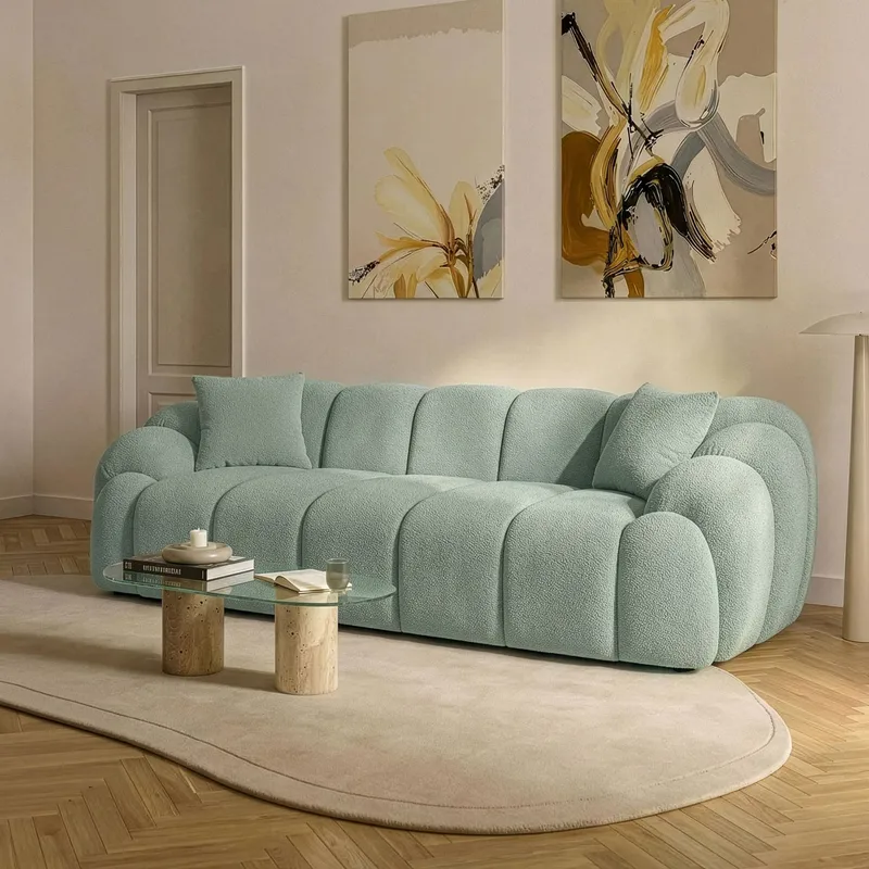 Octavio 3-sits Soffa Bubblig - Möbler - Vardagsrum - Soffor - 3-sits soffor