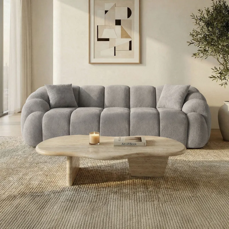 Octavio 3-sits Soffa Bubblig - Möbler - Vardagsrum - Soffor - 3-sits soffor