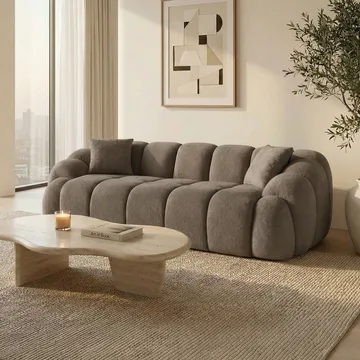 Octavio 3-sits Soffa Bubblig - Möbler - Vardagsrum - Soffor - 3-sits soffor