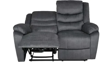 Olvani 2-sits Reclinersoffa i tyg elektrisk - Grå - Möbler - Vardagsrum - Soffor - Reclinersoffor & Biosoffor