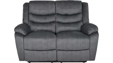 Olvani 2-sits Reclinersoffa i tyg elektrisk - Grå - Möbler - Vardagsrum - Soffor - Reclinersoffor & Biosoffor