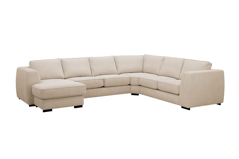 Optus 5-sits Hörnsoffa med divan vändbar - Beige - Möbler - Vardagsrum - Soffor - Hörnsoffor