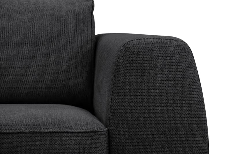 Optus 5-sits Hörnsoffa med divan vändbar - Svart - Möbler - Vardagsrum - Soffor - Hörnsoffor