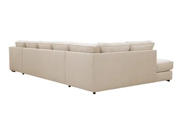 Optus 6-sits U-soffa med Divan och schäslong höger - Beige - Möbler - Vardagsrum - Soffor - U-soffor
