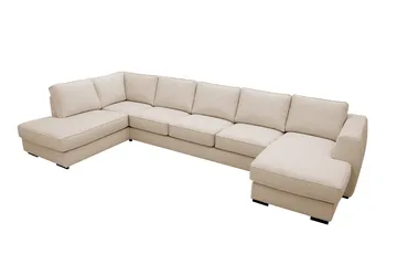 Optus 6-sits U-soffa med Divan och schäslong höger - Beige - Möbler - Vardagsrum - Soffor - U-soffor