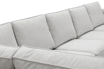 Optus 6-sits U-soffa med Divan och schäslong höger - Ljusgrå - Möbler - Vardagsrum - Soffor - U-soffor