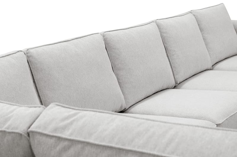 Optus 6-sits U-soffa med Divan och schäslong höger - Ljusgrå - Möbler - Vardagsrum - Soffor - U-soffor