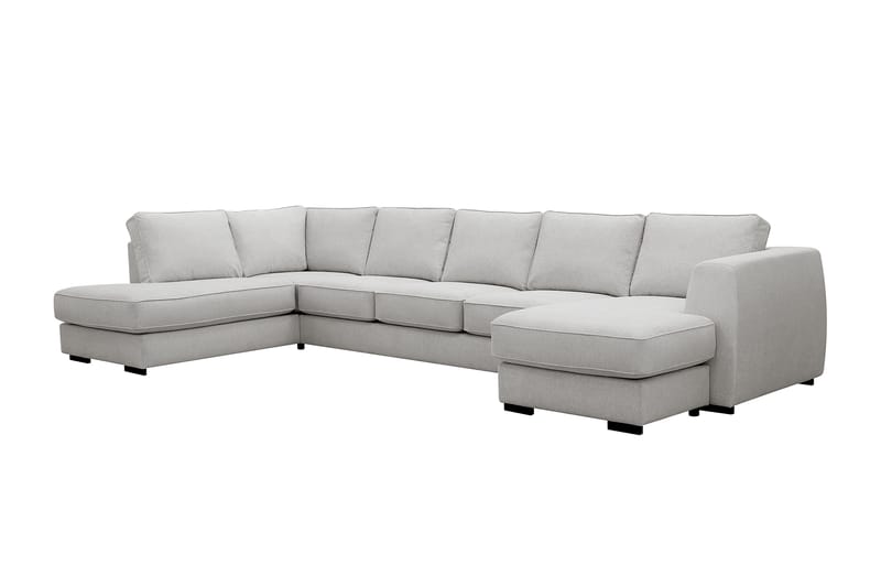 Optus 6-sits U-soffa med Divan och schäslong höger - Ljusgrå - Möbler - Vardagsrum - Soffor - U-soffor