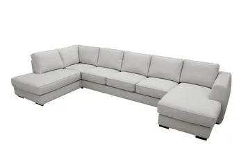 Optus 6-sits U-soffa med Divan och schäslong höger - Ljusgrå - Möbler - Vardagsrum - Soffor - U-soffor
