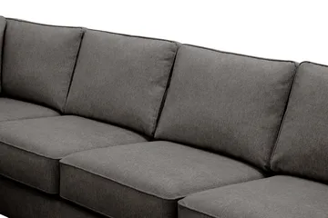 Optus 6-sits U-soffa med Divan och schäslong höger - Mörkgrå - Möbler - Vardagsrum - Soffor - U-soffor