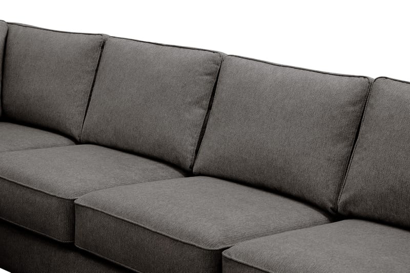 Optus 6-sits U-soffa med Divan och schäslong höger - Mörkgrå - Möbler - Vardagsrum - Soffor - U-soffor