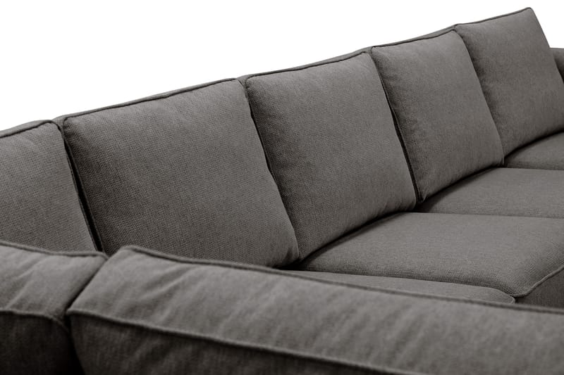 Optus 6-sits U-soffa med Divan och schäslong höger - Mörkgrå - Möbler - Vardagsrum - Soffor - U-soffor