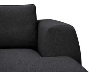 Optus 6-sits U-soffa med Divan och schäslong höger - Svart - Möbler - Vardagsrum - Soffor - U-soffor