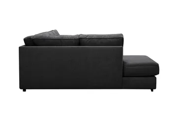 Optus 6-sits U-soffa med Divan och schäslong höger - Svart - Möbler - Vardagsrum - Soffor - U-soffor