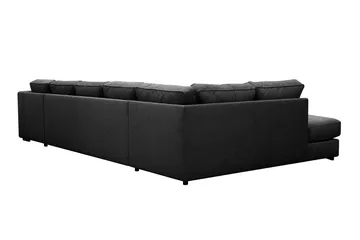 Optus 6-sits U-soffa med Divan och schäslong höger - Svart - Möbler - Vardagsrum - Soffor - U-soffor