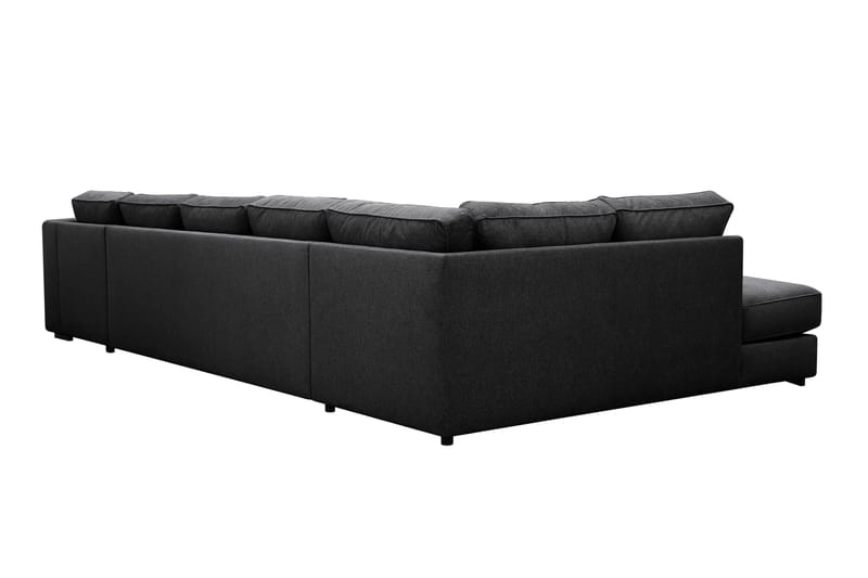Optus 6-sits U-soffa med Divan och schäslong höger - Svart - Möbler - Vardagsrum - Soffor - U-soffor