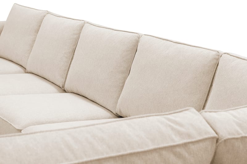 Optus 6-sits U-soffa med Divan och schäslong vänster - Beige - Möbler - Vardagsrum - Soffor - U-soffor