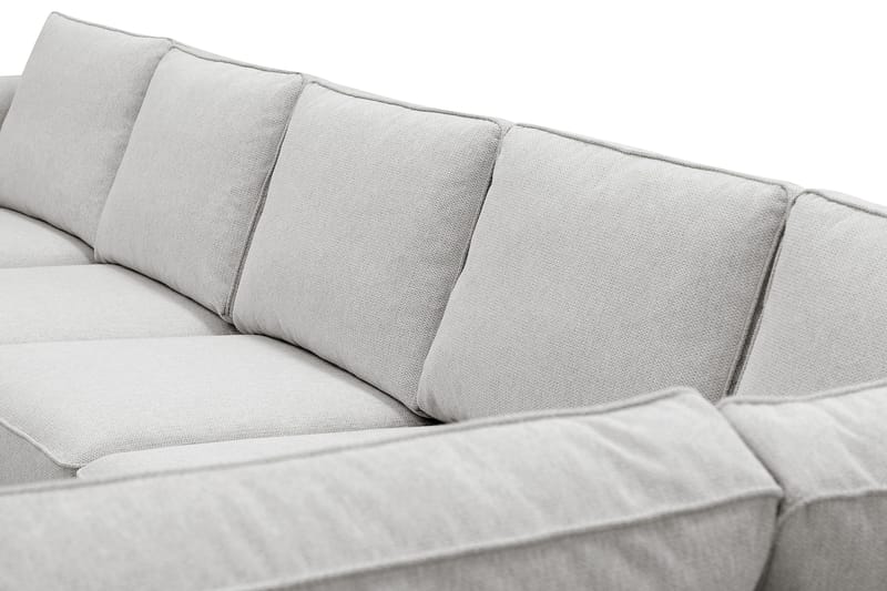 Optus 6-sits U-soffa med Divan och schäslong vänster - Ljusgrå - Möbler - Vardagsrum - Soffor - U-soffor