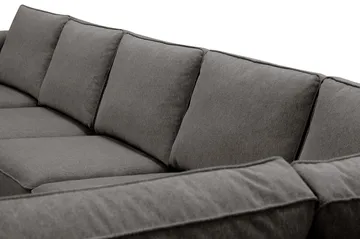 Optus 6-sits U-soffa med Divan och schäslong vänster - Mörkgrå - Möbler - Vardagsrum - Soffor - U-soffor