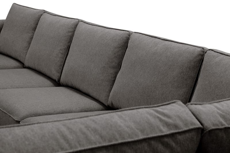 Optus 6-sits U-soffa med Divan och schäslong vänster - Mörkgrå - Möbler - Vardagsrum - Soffor - U-soffor