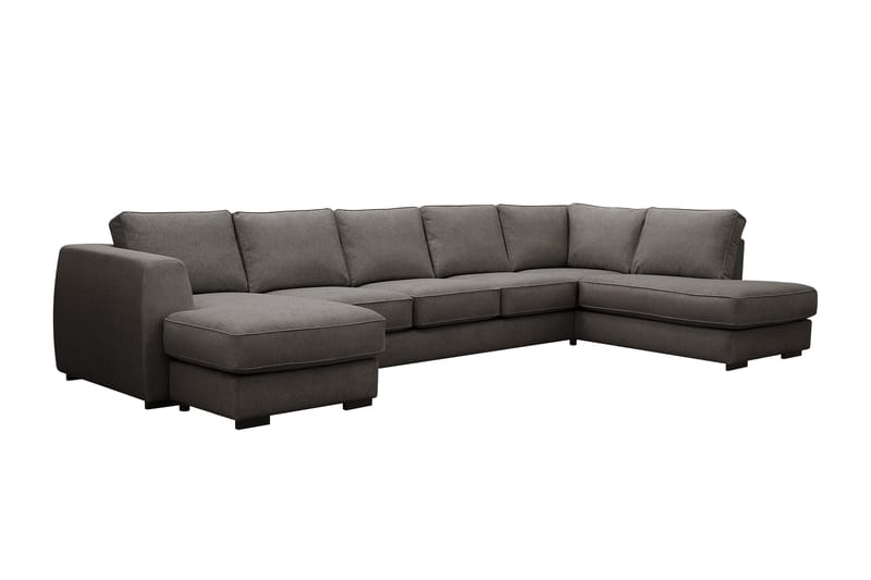 Optus 6-sits U-soffa med Divan och schäslong vänster - Mörkgrå - Möbler - Vardagsrum - Soffor - U-soffor