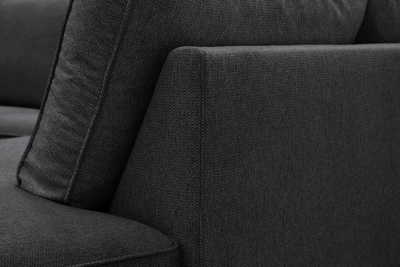 Optus 6-sits U-soffa med Divan och schäslong vänster - Svart - Möbler - Vardagsrum - Soffor - U-soffor