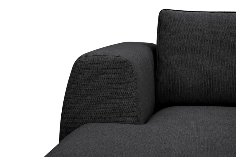 Optus 6-sits U-soffa med Divan och schäslong vänster - Svart - Möbler - Vardagsrum - Soffor - U-soffor
