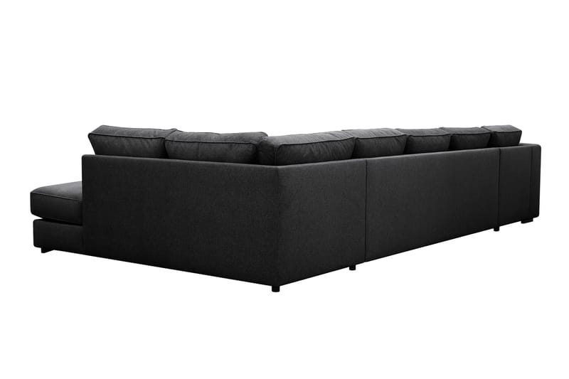Optus 6-sits U-soffa med Divan och schäslong vänster - Svart - Möbler - Vardagsrum - Soffor - U-soffor