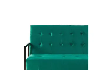 Ordsbo Soffa 3-sits - Guld/Grön - Möbler - Vardagsrum - Soffor - Sammetssoffor