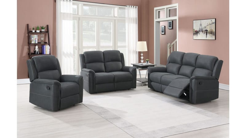Orvella Reclinersoffa 3-sits - Grå - Möbler - Vardagsrum - Soffor - Reclinersoffor & Biosoffor