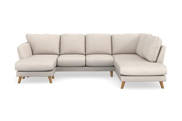 OSCAR LYX U-soffa med Divan Vänster Beige