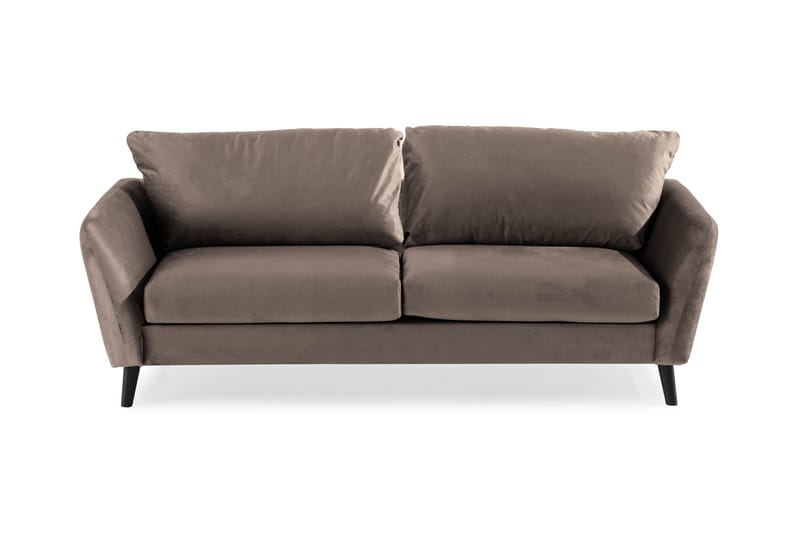 OSCAR Sammetssoffa 3-sits Mullvad - 3-sits soffor - Sammetssoffor