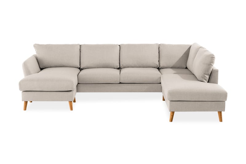 OSCAR U-soffa med Divan Vänster Beige -   - U-soffor
