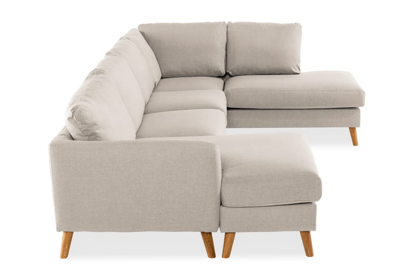 OSCAR U-soffa med Divan Vänster Beige -   - U-soffor