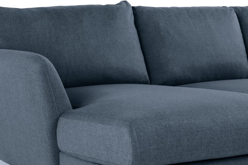OSCAR U-soffa med Divan Vänster Blå - U-soffor