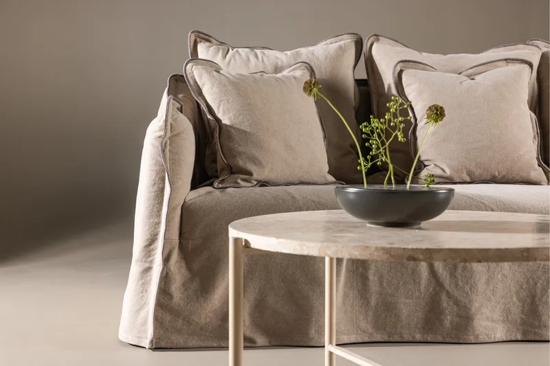 Oskarshamn Soffa 3-sits - Brun - Möbler - Vardagsrum - Soffor - 3-sits soffor