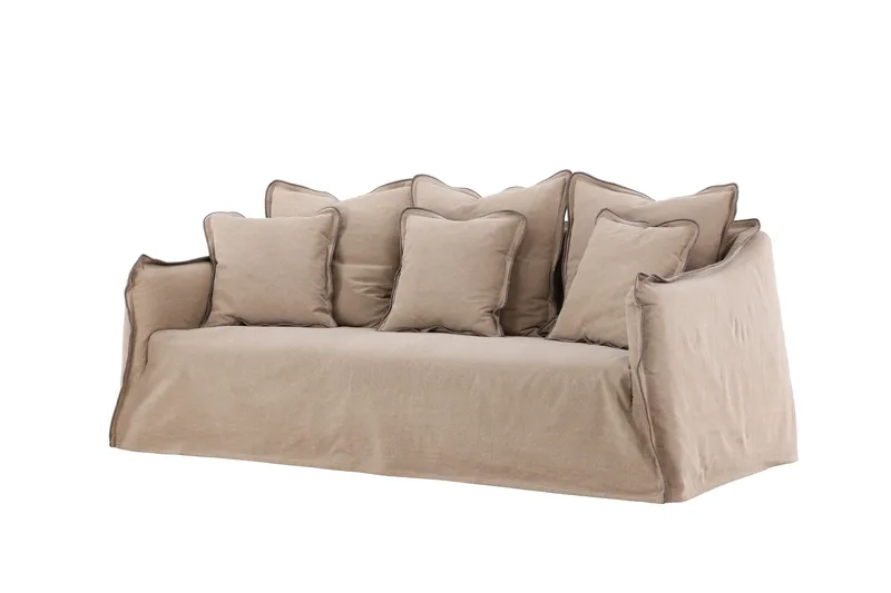 Oskarshamn Soffa 3-sits - Brun - Möbler - Vardagsrum - Soffor - 3-sits soffor