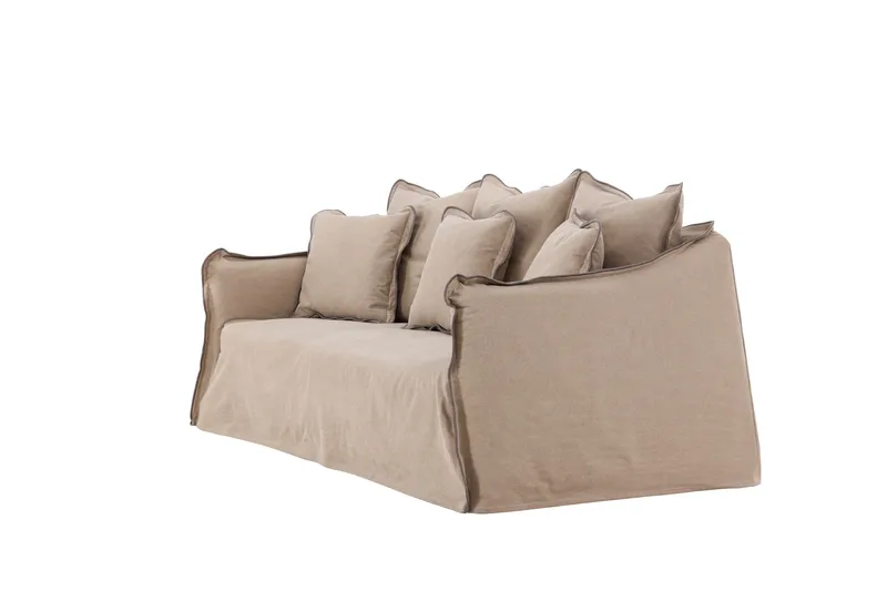 Oskarshamn Soffa 3-sits - Brun - Möbler - Vardagsrum - Soffor - 3-sits soffor