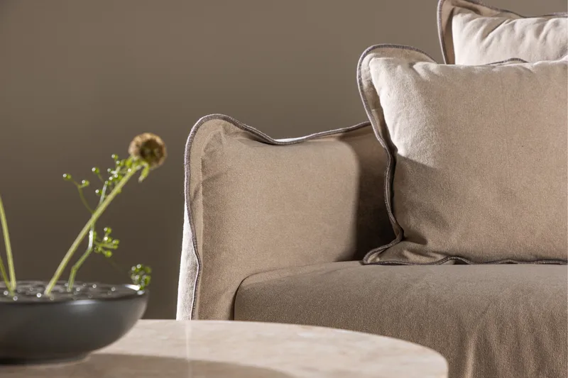 Oskarshamn Soffa 3-sits - Brun - Möbler - Vardagsrum - Soffor - 3-sits soffor